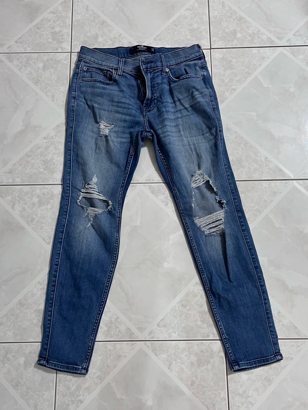 Hollister Distressed Skinny Denim Jeans